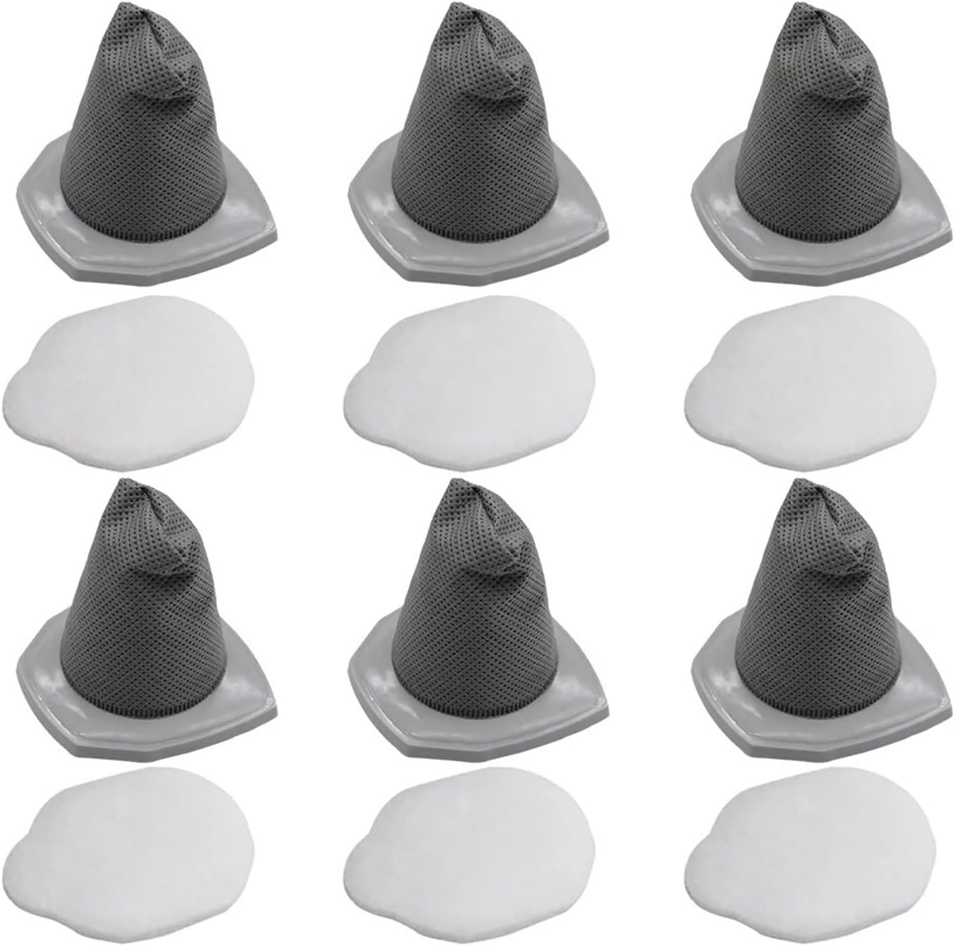 2/6 Pcs Washable Reusable Vacuum Filter | Compatible With Eureka Stick Vacuum NES215A, NES210, N0101 & N0102 Cleaner Accessories(6 PACK)