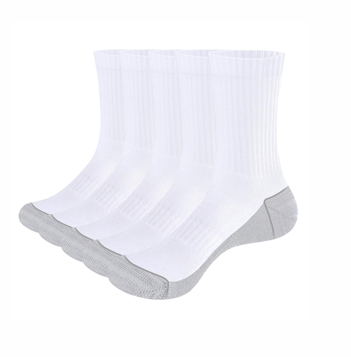 Dninmim 5 paia/lotto Uomini Cotone Athletic Crew Calzini Outdoor Escursionismo Sport Calzini