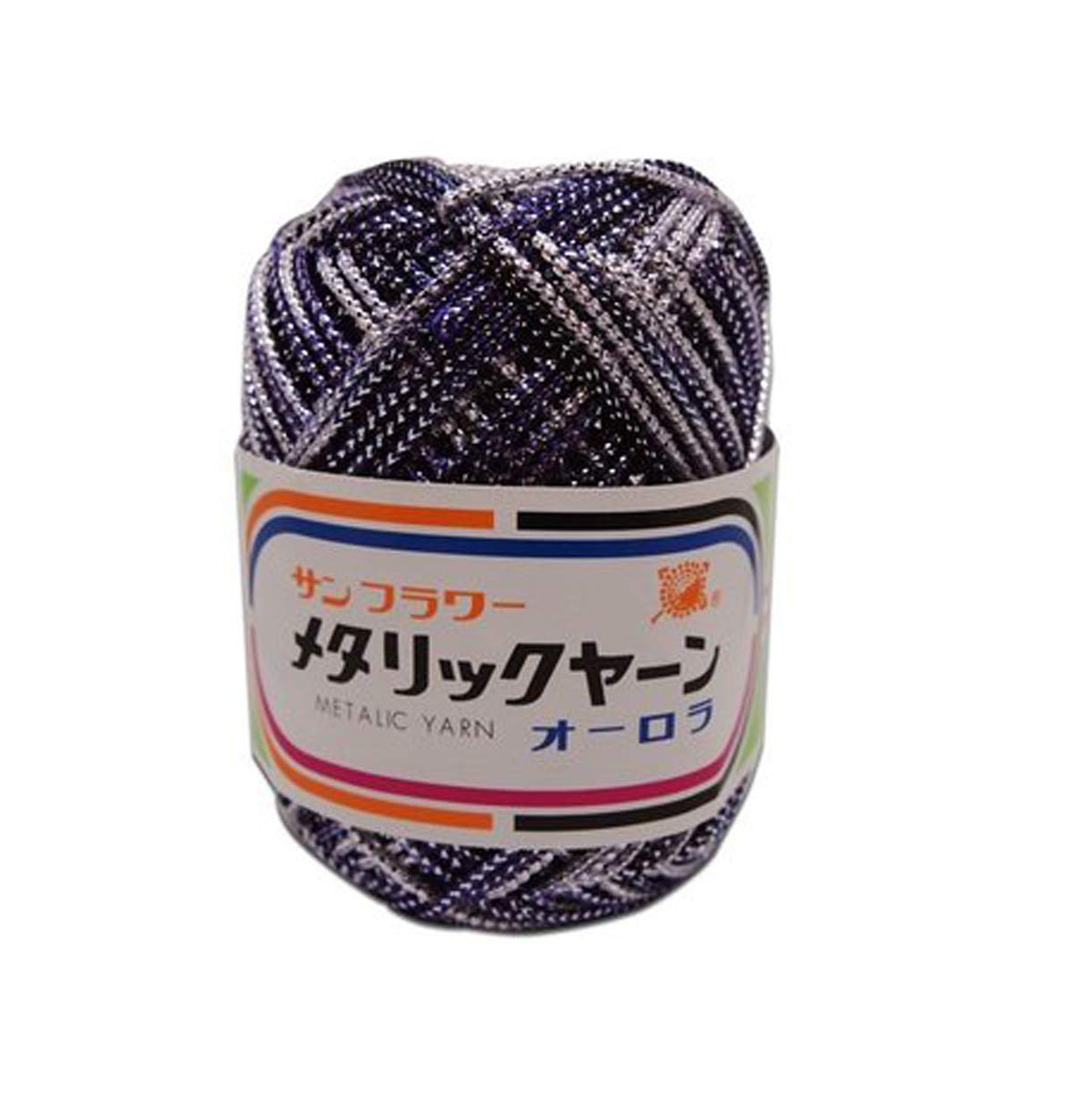 Amazon | サンフラワー メタリックヤーン オーロラ #6000 太 (カラーNo