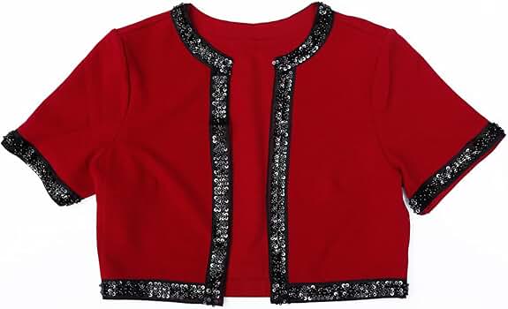 sachin and babi light blue dress Women's Velvet Shrug Dresses Evening Long Sleeve Sparkle Trim Bridal  Wedding Elegant Cocktail Bolero main image 0