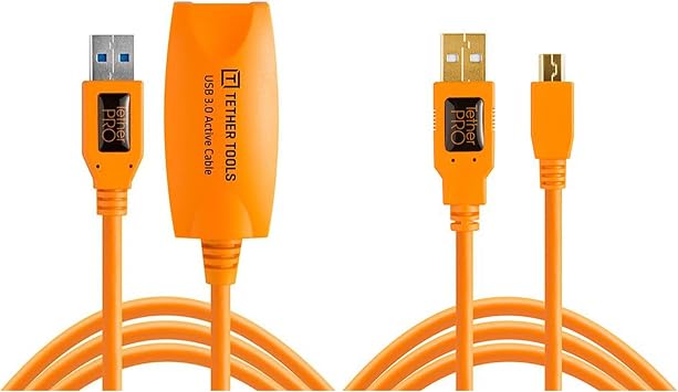Tether Tools TetherPro USB 2.0 to Mini-B 5-Pin Cable Bundle with USB 2.0 to USB Female