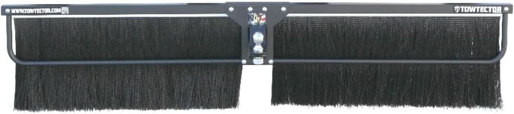 Towtector Tier 3 Mud Flap 27816-T3 Extreme Duty Dual Brush Strip - 78" Wide 16" Tall for 2" Hitch Receiver (Wall Mount Bracket NOT Included)