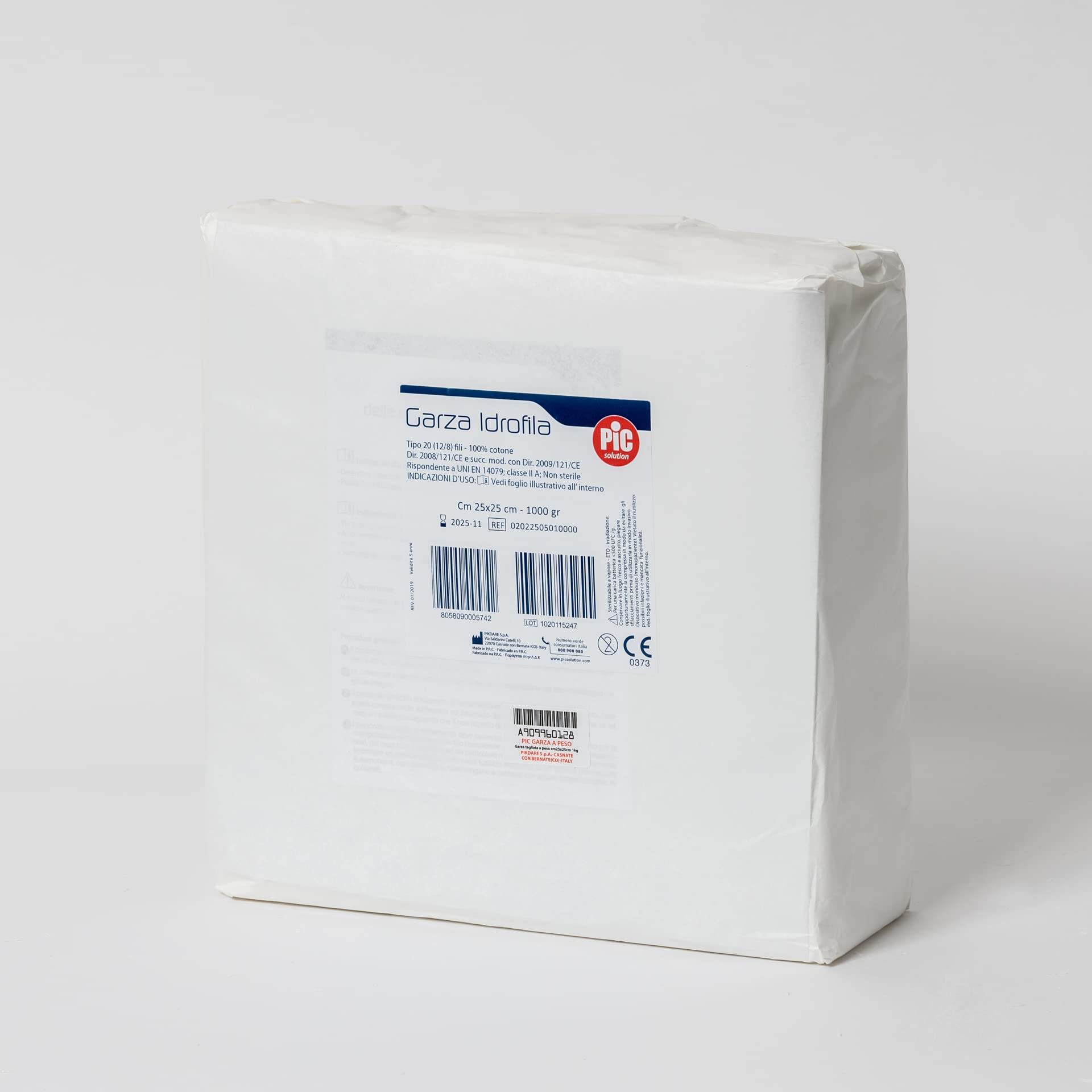 Pic SolutionHeavy Cut Gauze 25cm Length x 25cm Width 1000g