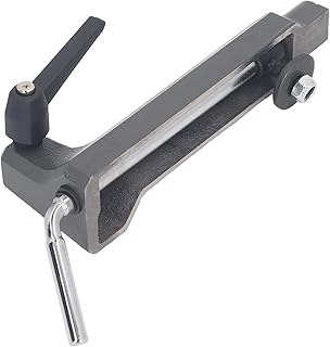 Cast Steel Woodturning Tool Holder Base, Household Tool Rest Base Lathe Bracket Aperture for 5/8in Lathing Machine