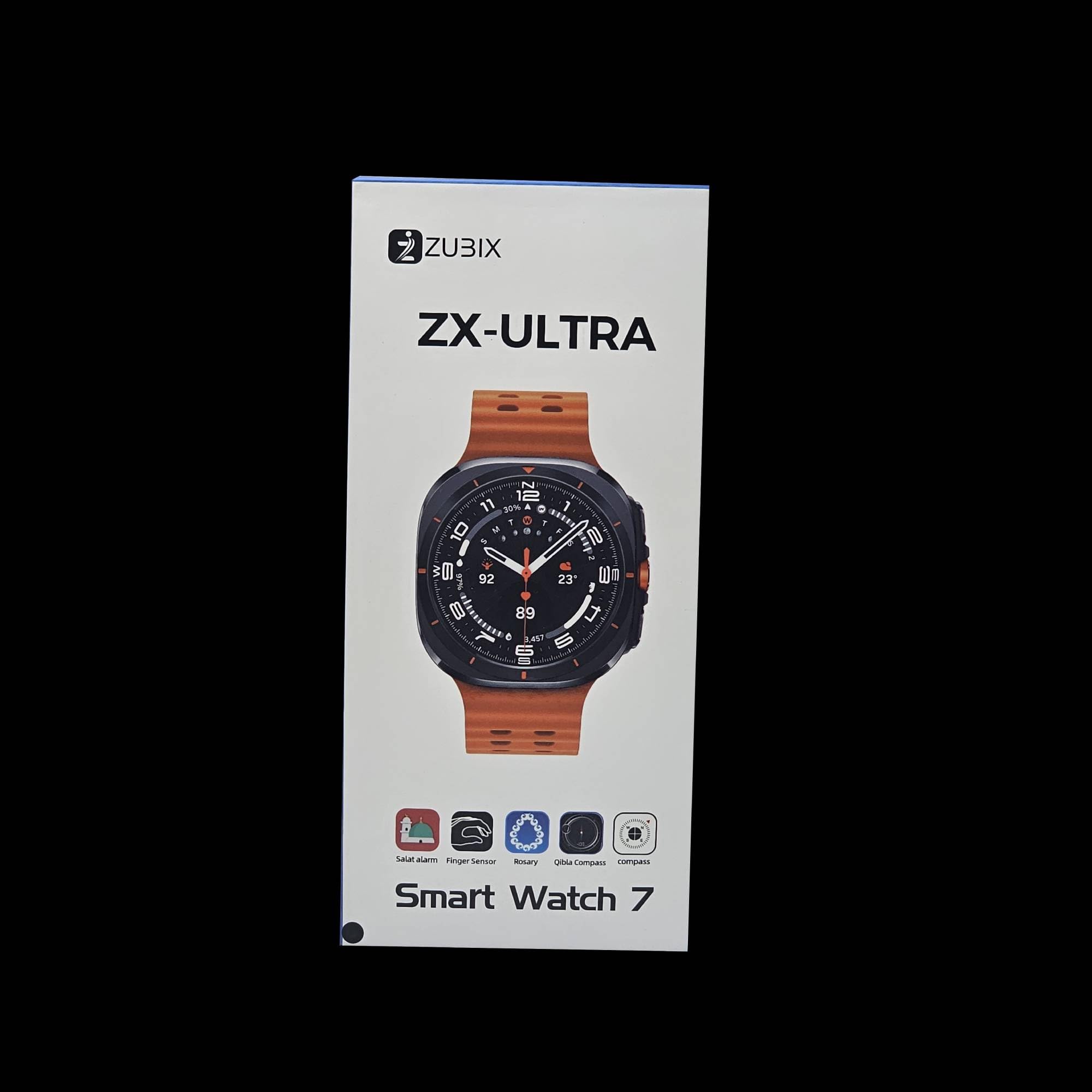 Zubix ZX ultra Android Smart watch 7 Pre installed apps,AMOLED