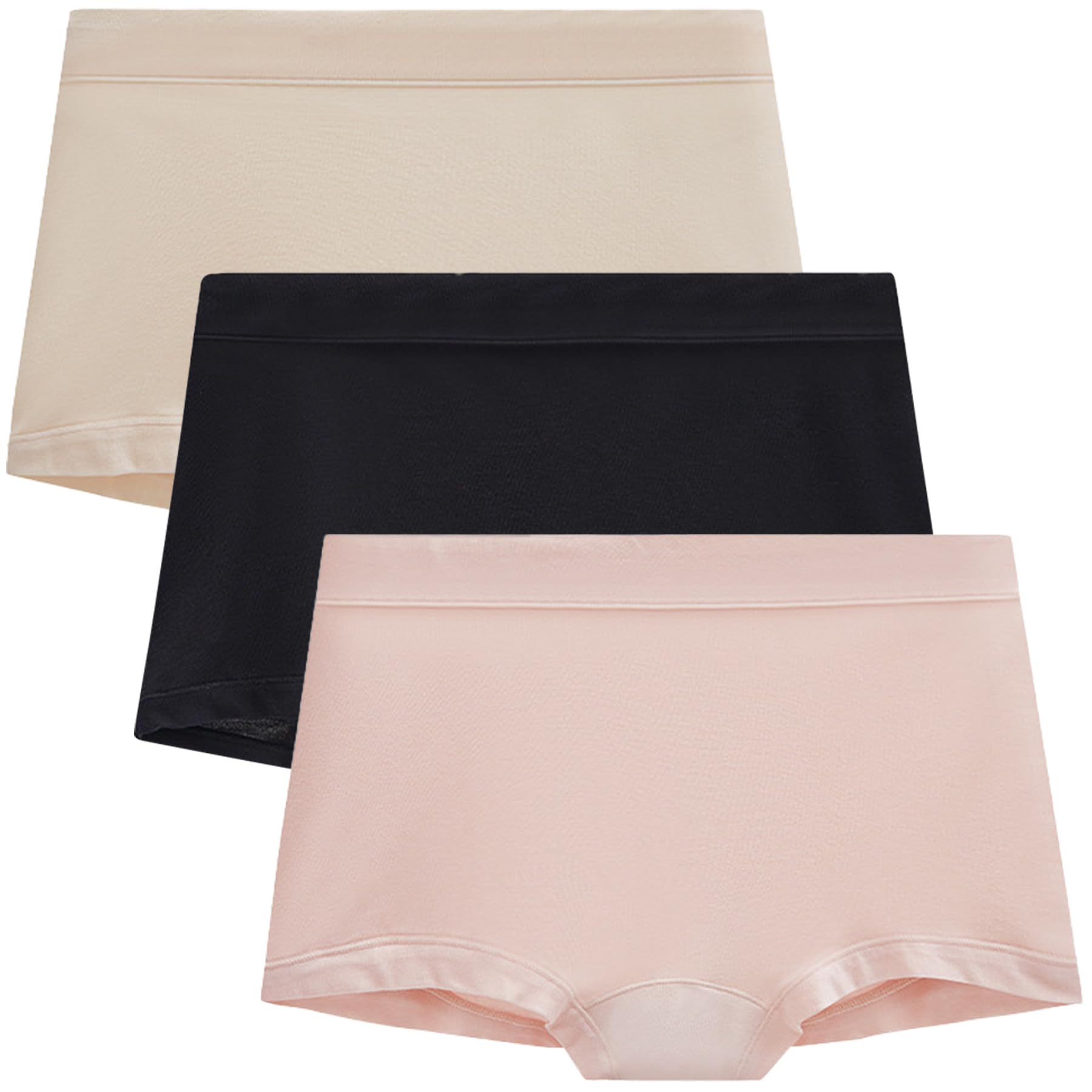 Women's Boyshort Underwear, Modal Boy Short Panties 3PACK