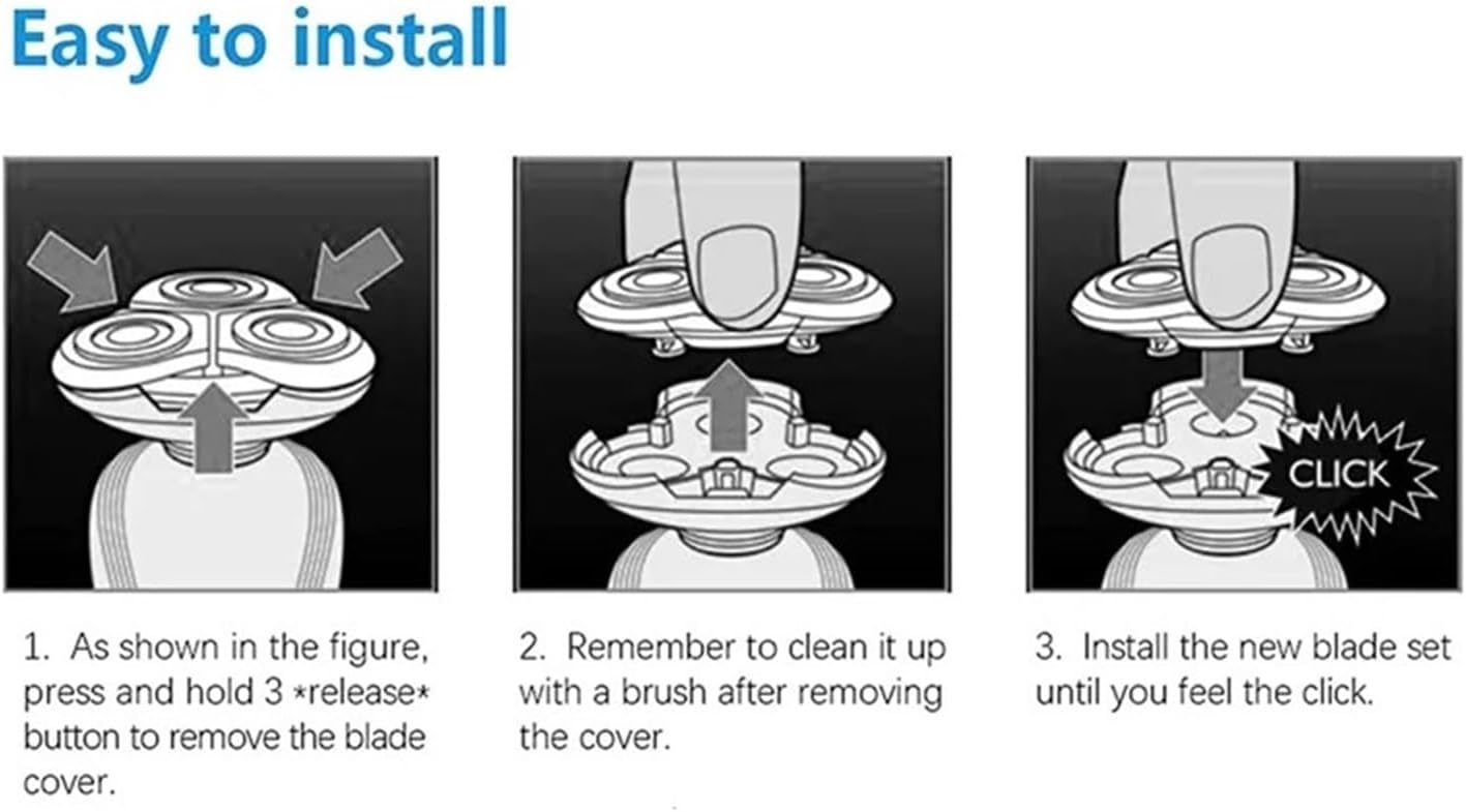 交換用シェーバーヘッド、フィリップスと互換性、HQ7110 HQ7310 HQ7320 HQ7325 HQ7340 HQ7345 H
