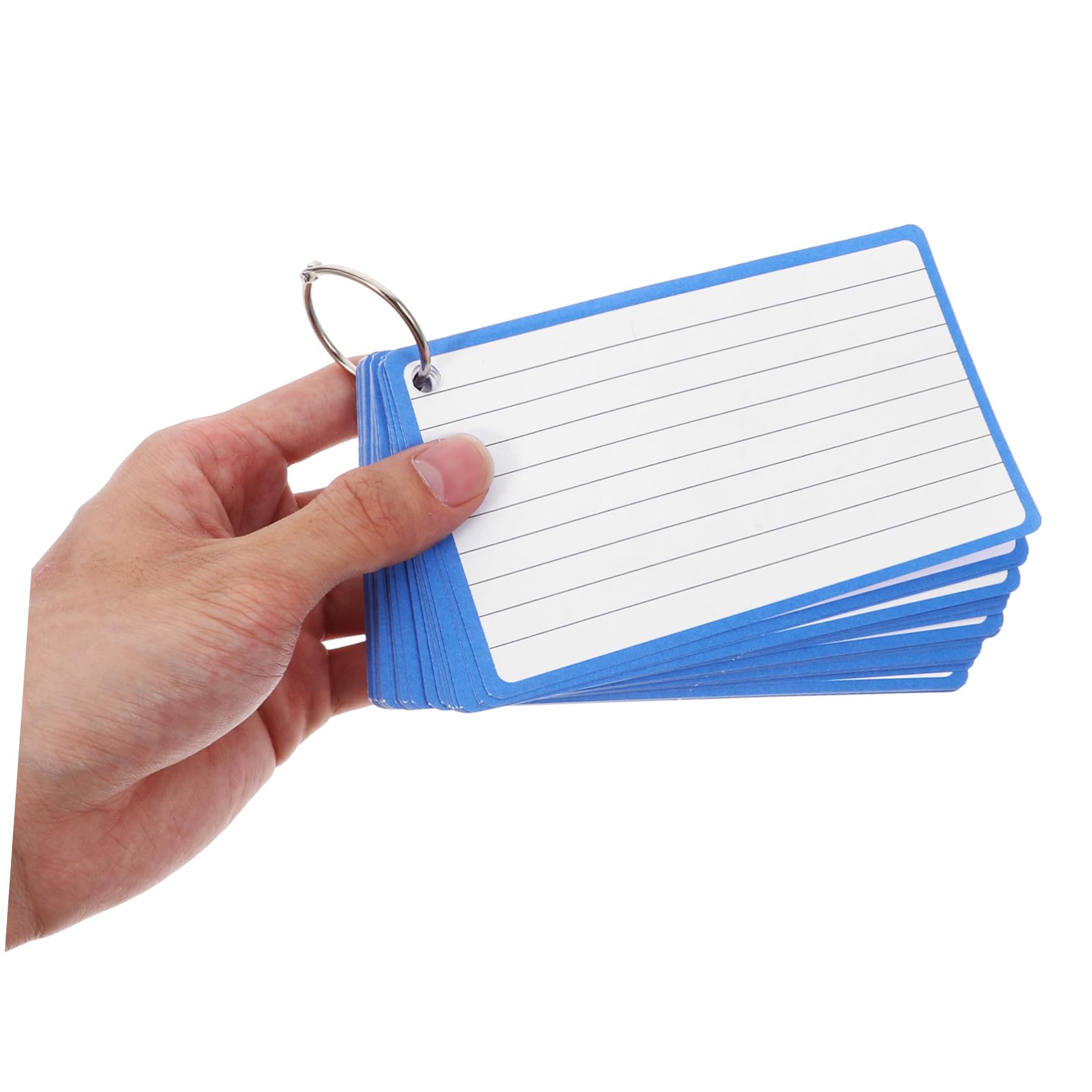 Lot de 6 Mini-blocs-notes Lignés, Fiches Mémo en Papier et Fer, 60 Feuilles par Carnet, Format Compact pour Bureau et Notes Quotidiennes