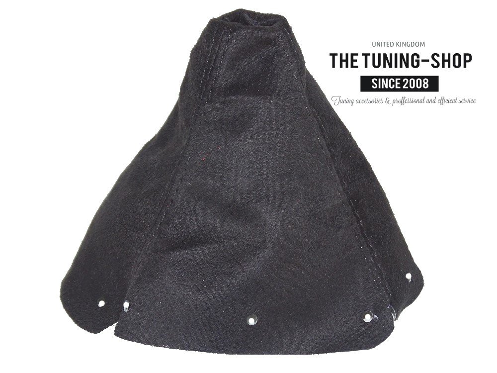 The Tuning-Shop Ltd For Mazda Mx-5 Mk2 NA 1998-05 Shift Boot Black Suede Alcantara