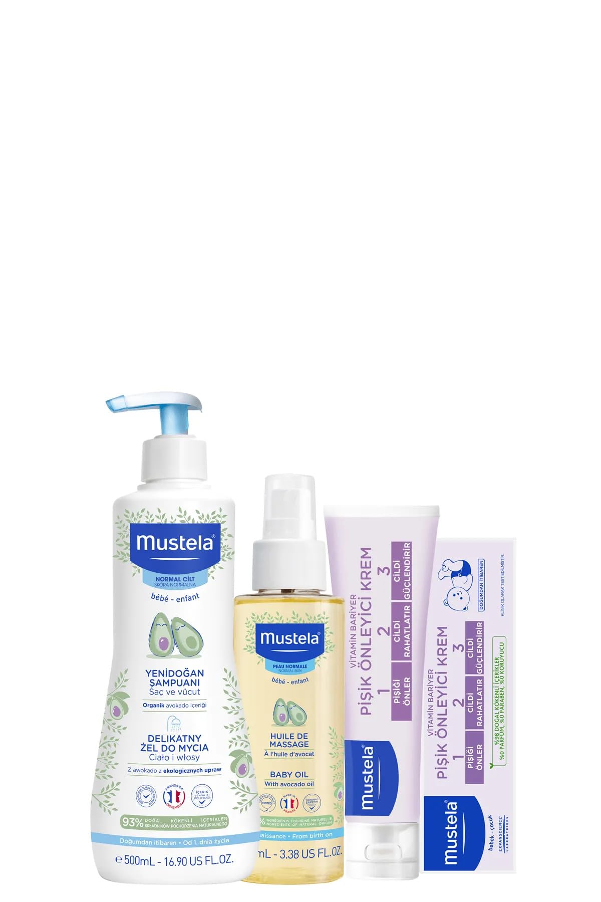 mustela Bebek Günlük Bakım Seti