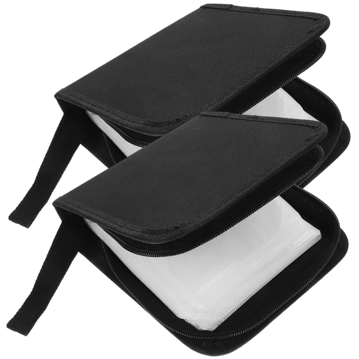 PRETYZOOM 4 Set Scatola Di Immagazzinaggio Cd Custodie Cd Porta Borsa Dvd Astuccio Custodia Porta Custodia Per Da Viaggio Tessuto Non Tessuto in Polipropilene 2 Pezzi * 4