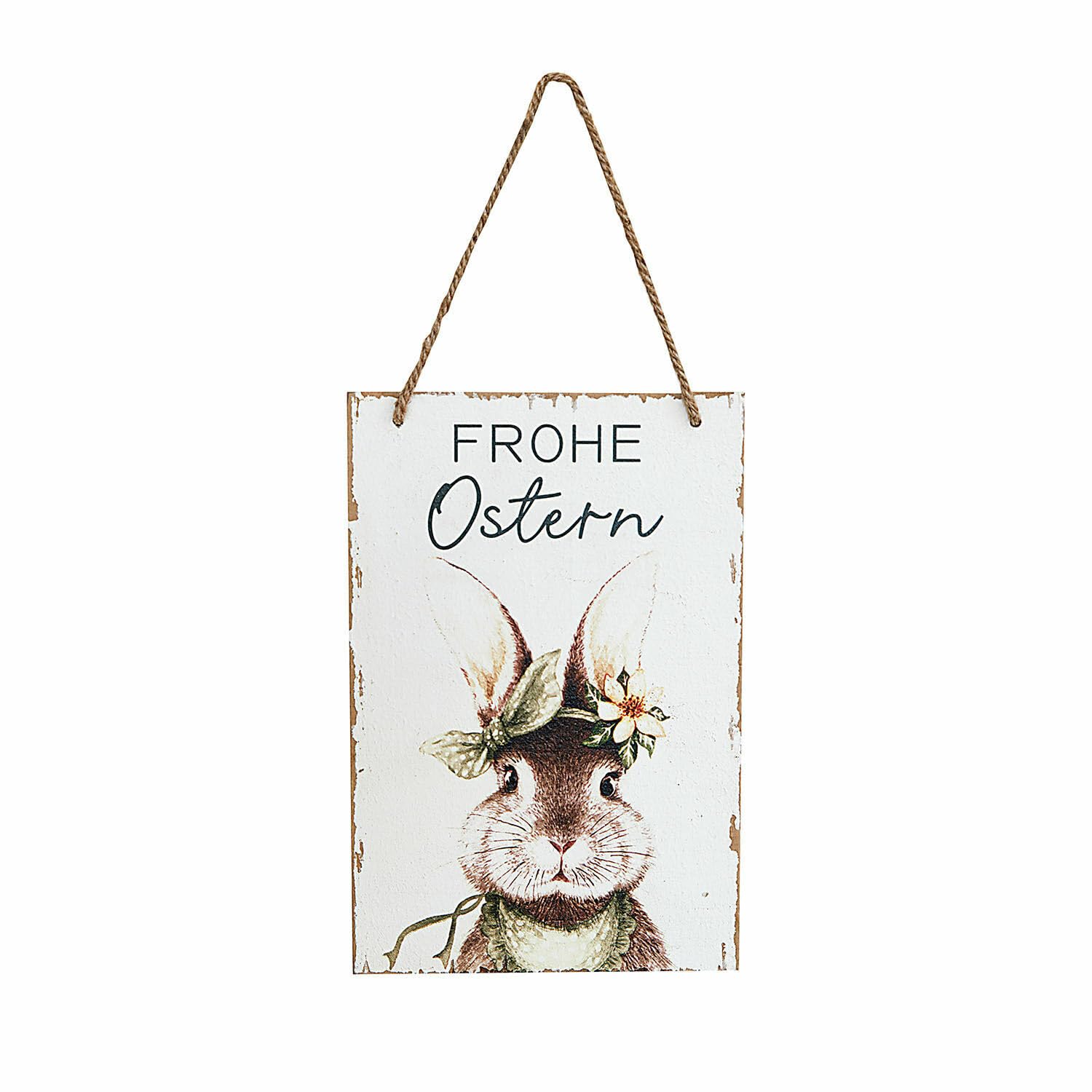 Loberon Dekoboard Yonne, braun/Creme