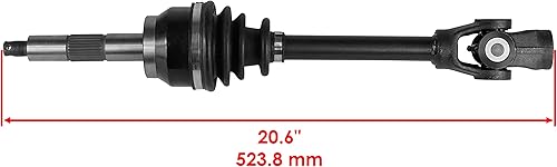 Miniatura 2 de Caltric Ejes de junta Cv completos delanteros derechos e izquierdos compatibles con Polaris Scrambler 500 4X4 1999-2003 si está estampado Usa Neapco