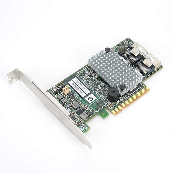 LSI Controller Card 2208 Chip 8 Port SAS 6Gbps PCIe x8 Hardware Card for Server Workstation