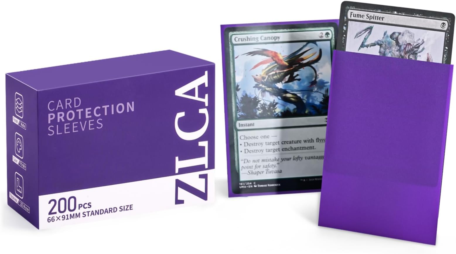 ZLCA Card Sleeves for MTG(200ct), Matte Photocard Card