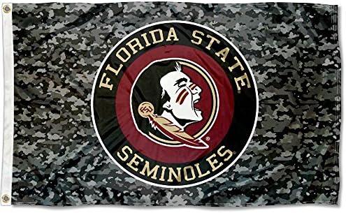 Amazon.com : Florida State Seminoles Camo Camouflage Flag : Sports ...