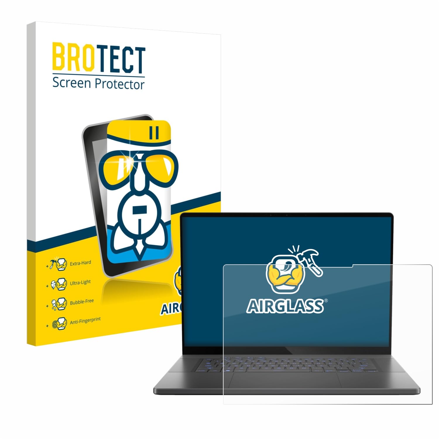 brotect Protection Écran Verre pour ASUS ROG Zephyrus G16 2024 Film Protecteur Vitre 9H [Anti-Rayures, Transparent]