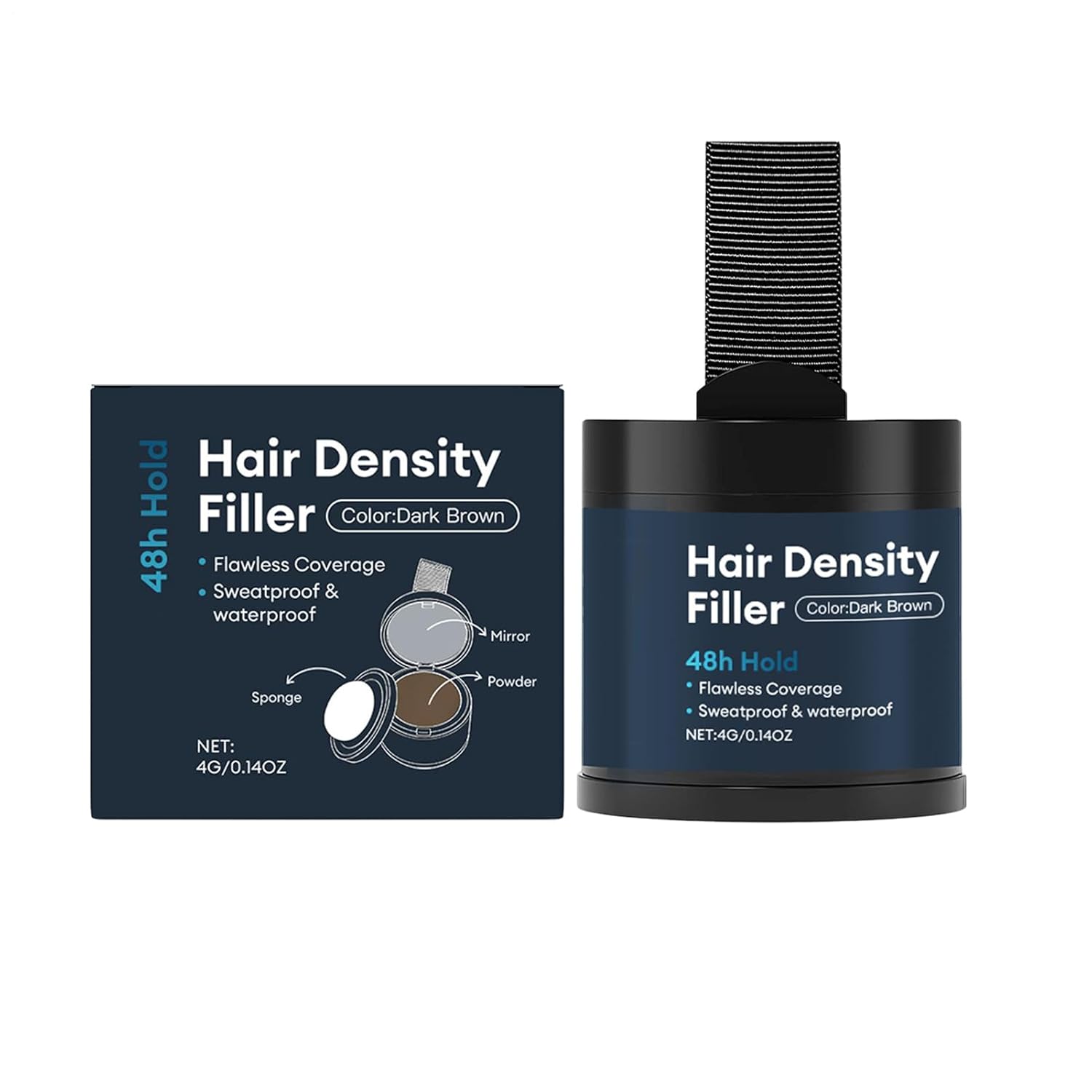 Root Cover Hair Powder - Portable Hairline Powder for Women Men Waterproof Stain-Resistant Hair Loss Concealer for Bald