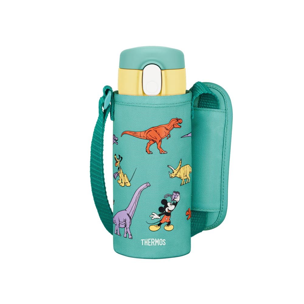 サーモス 水筒 真空断熱ストローボトル 410ml グリーンイエロー 子供用 通…