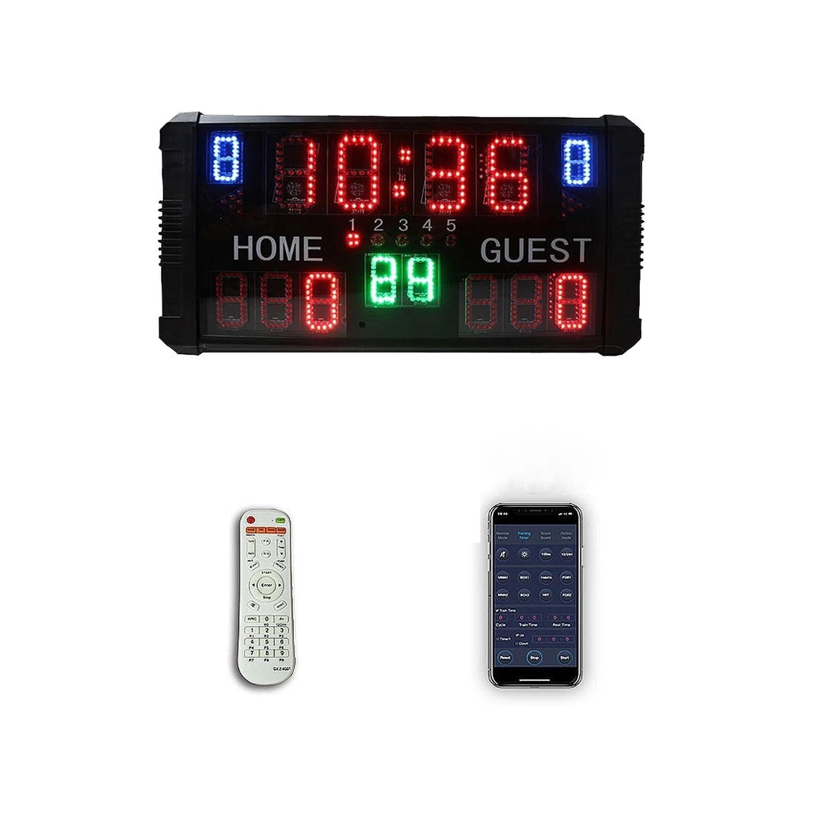 JVDDI Digital Scoreboard for Sports Game, Outdoor Use, (Suit E)