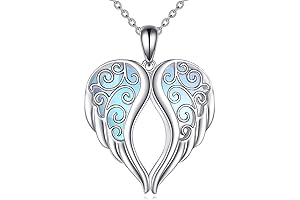 YFN Sterling Silver Angel Wings Necklace