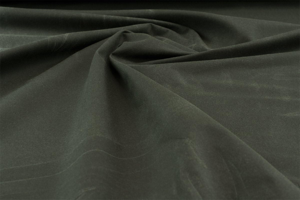 WATERPROOF Marine Canvas Fabric 1-Fold Wax Cotton material -10Meter -6Cols -ON A ROLL (Olive)