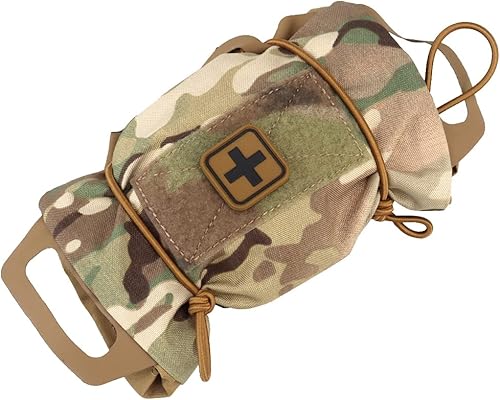 Miniatura 6 de Paquete de botiquín de primeros auxilios de despliegue rápidorápido Bolsa táctica IFAK Sistema de dos piezas Med Roll Carrier Hypalon Handle Bolsa