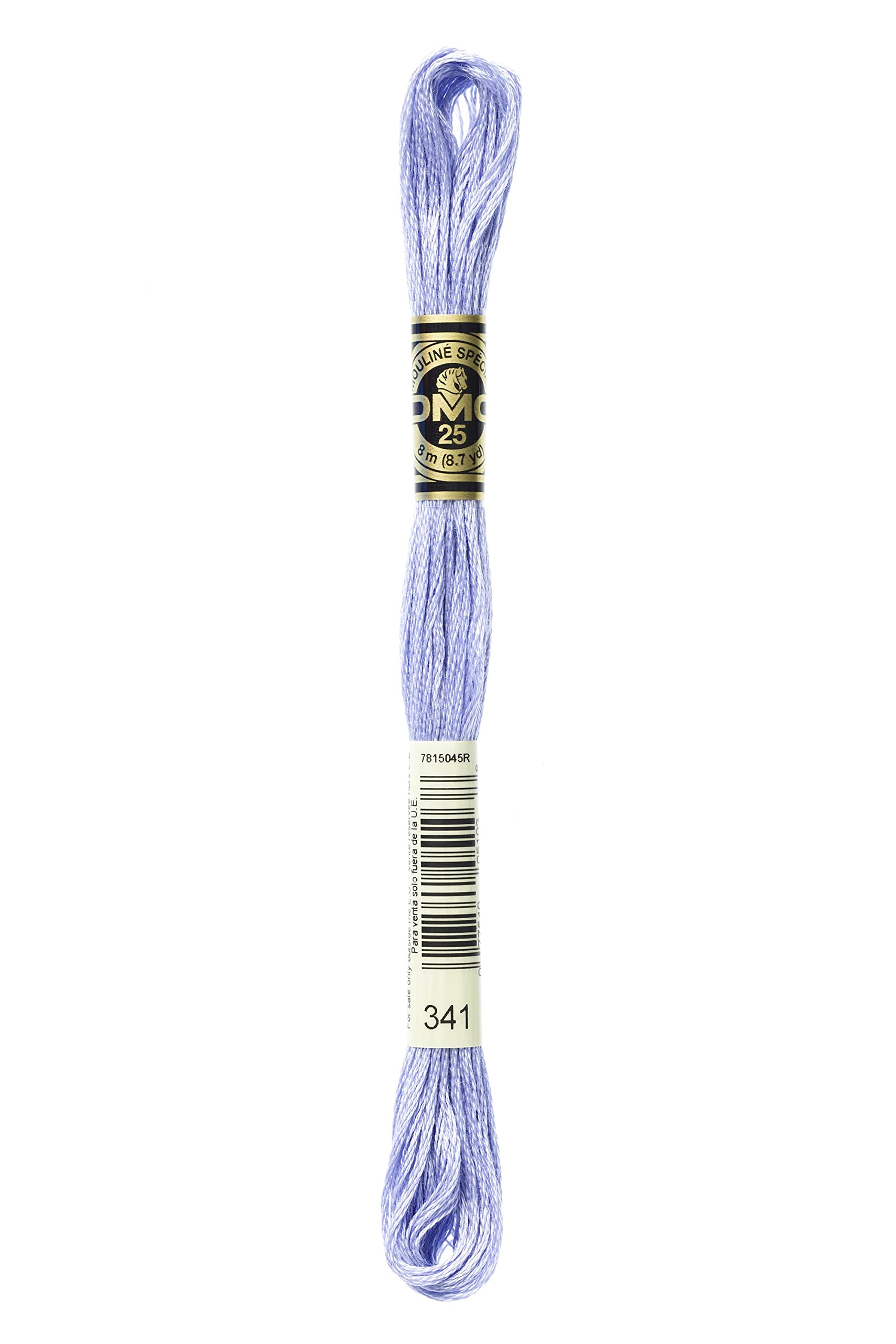 Dmc Unisex Blue Mouline Special 25 Cotton Thread (341), Size: 8M