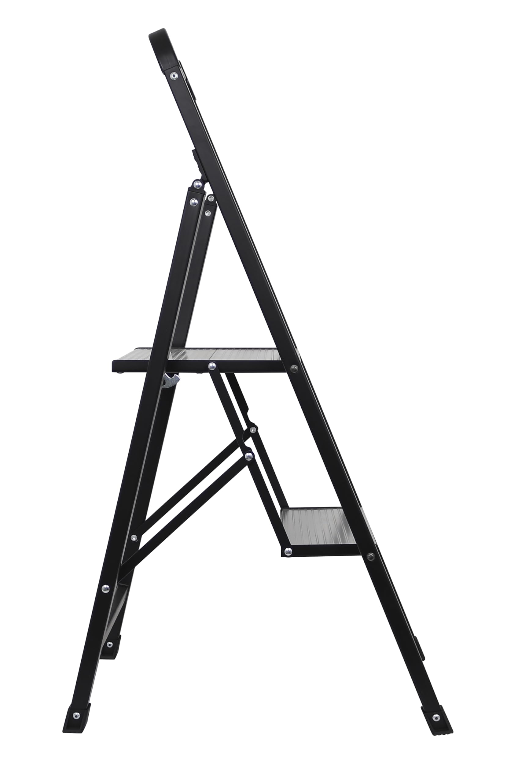 HOME It® Drabina schodowa z 2 stopniami (wysokość 89 cm x szerokość 41 cm)