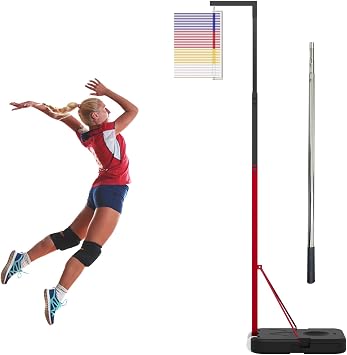 5.9-11.8 FT Jump Measurement Tester, Floor Mounted Vertical Jump Measuring Device, Vertical Jumping Measurement Tool for Volleyball Slam Dunk Jump Training Aid