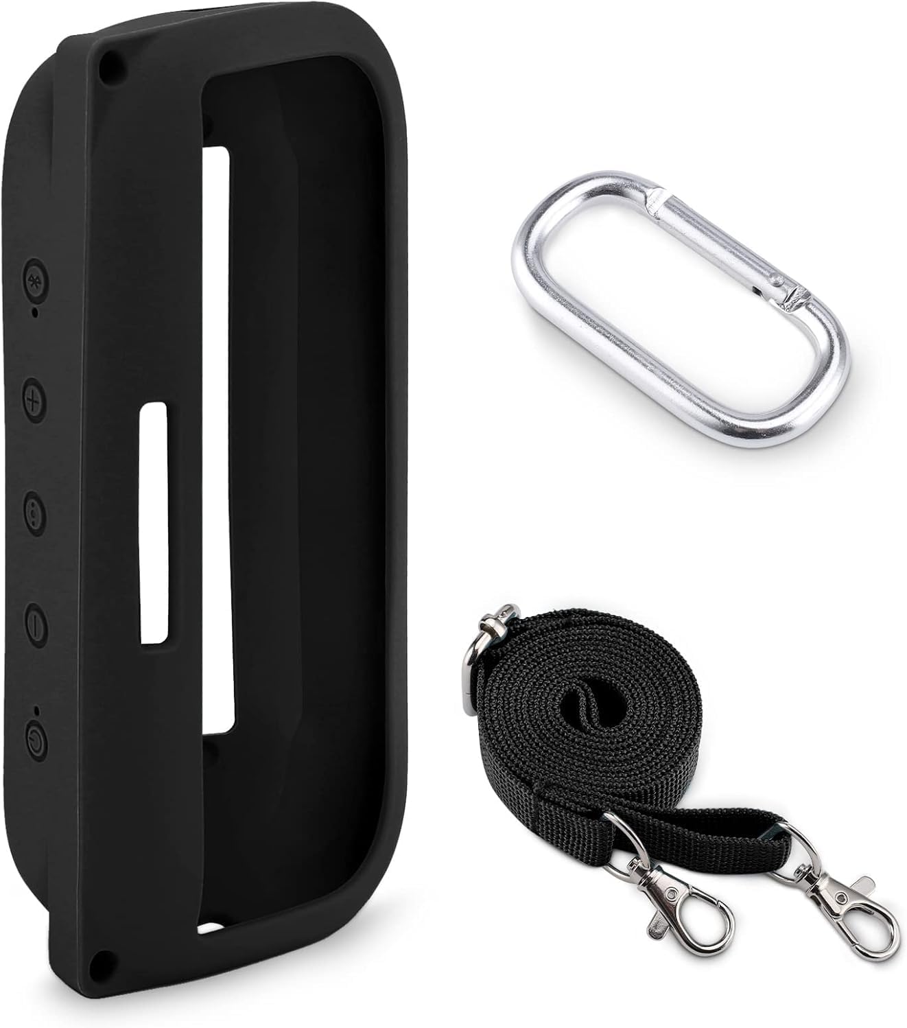 co2CREA Soft Silicone Case Replacement for Bose SoundLink Flex Bluetooth Portable Speaker (Silicone Case, Black Case) - Image 3