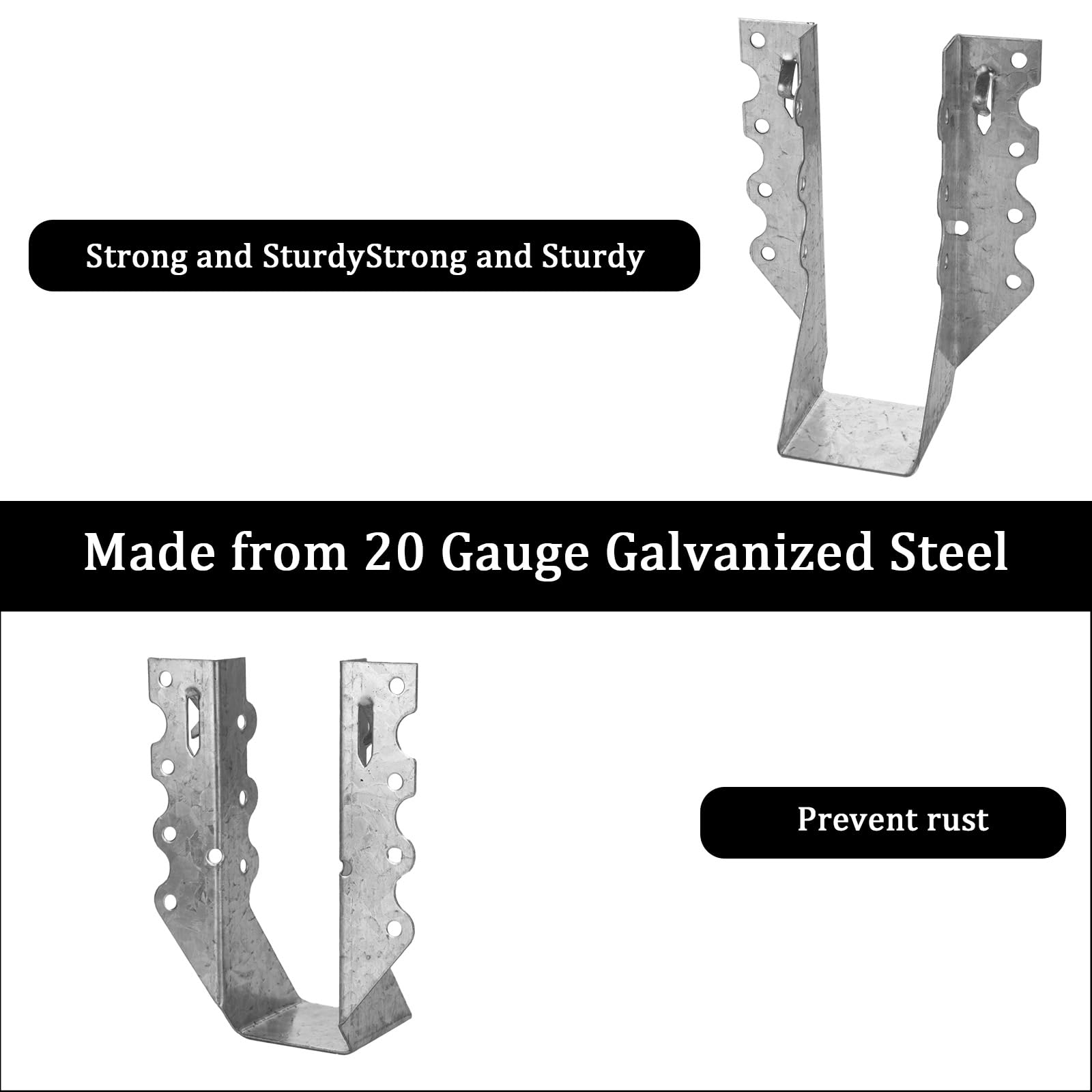 Amazon.com: ACXFOND 25 Pcs 2x6 Joist Hangers for Wood, 18