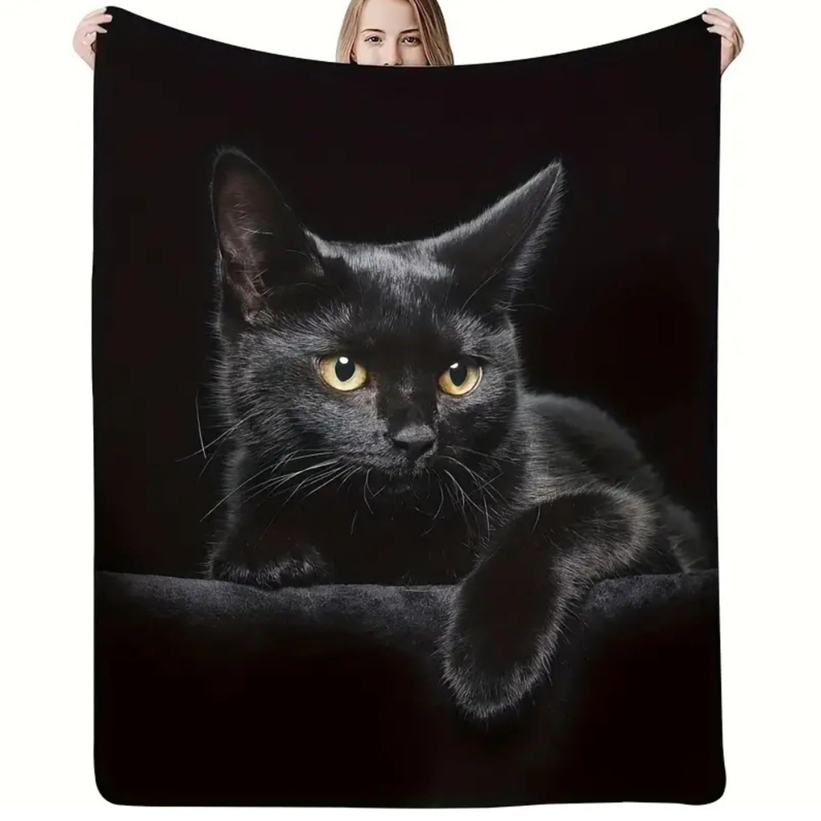 Couverture polaire chat pour des soirées cocooning sur le canapé