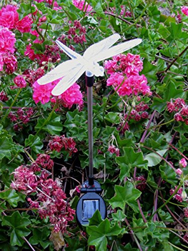 GSL SS-GSL-E2175 Solar Dragonfly Stake Changing Lights (Set of 2)