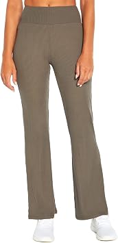 Zobha Womens Slim Bootcut High Rise Pant