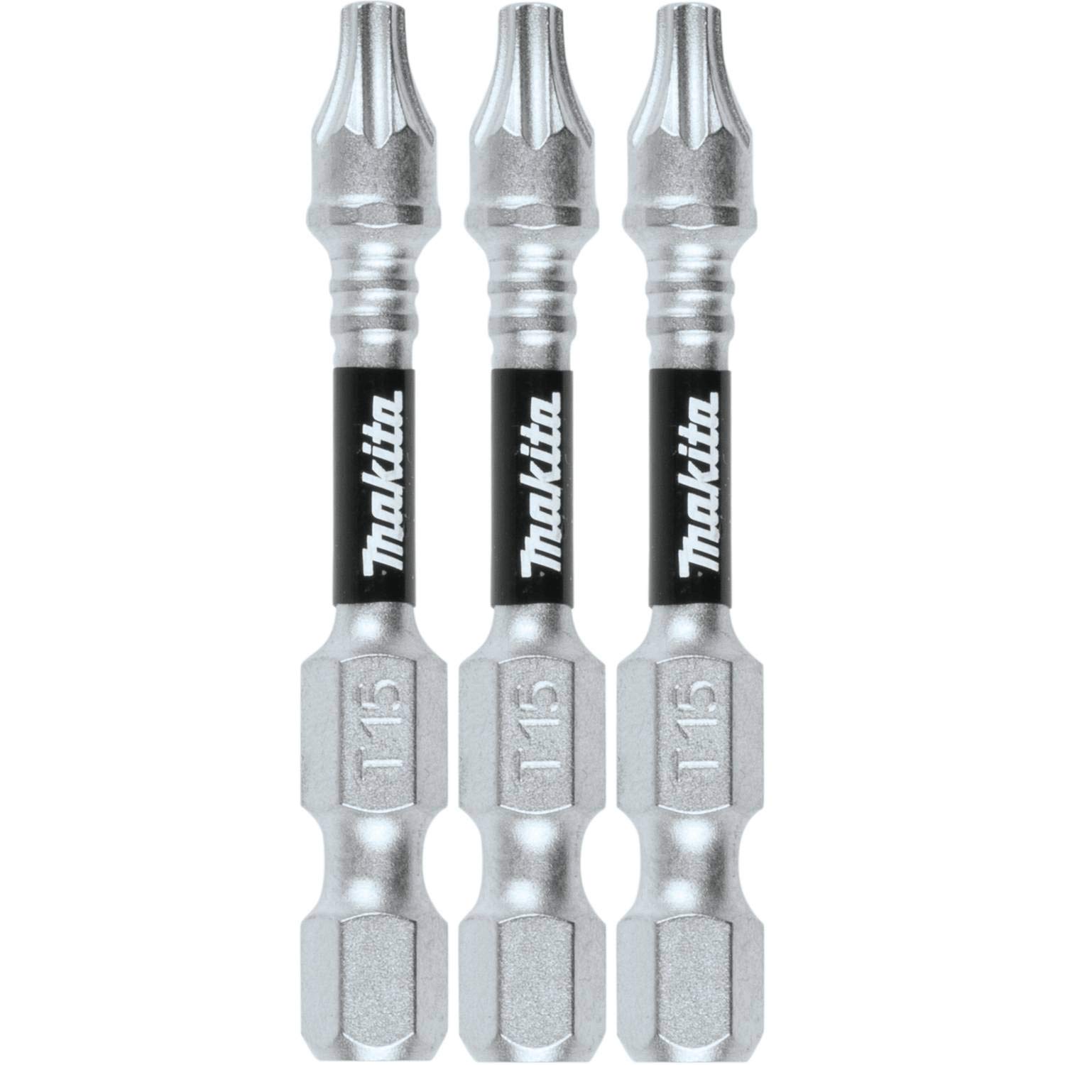 Makita E-00832 Impact XPS T15 Torx 2" Power Bit, 3/pk