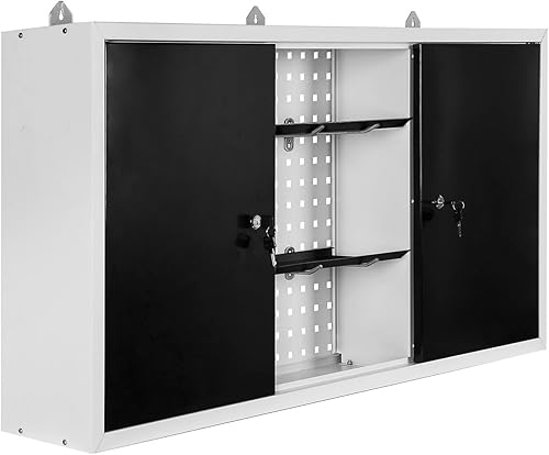 vidaXL — Armoire murale de rangement atelier avec panneau perforé