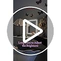 Vanity Mirror with Lights, 12.6"×15" LED Makeup Mirror, Lighted Makeup Mirror with Lights, Smart Touch Control Dimmable 3 Modes Light, Lighted Up Mirror for Makeup Desk, Bedroom, Dressing Room