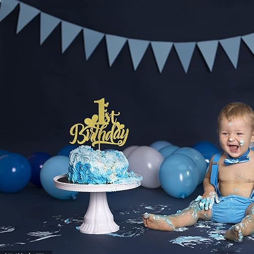 Miniatura 6 de Decoración para pastel de primer cumpleaños, decoración de primer cumpleaños, decoración de pastel de feliz primer cumpleaños, fiesta de