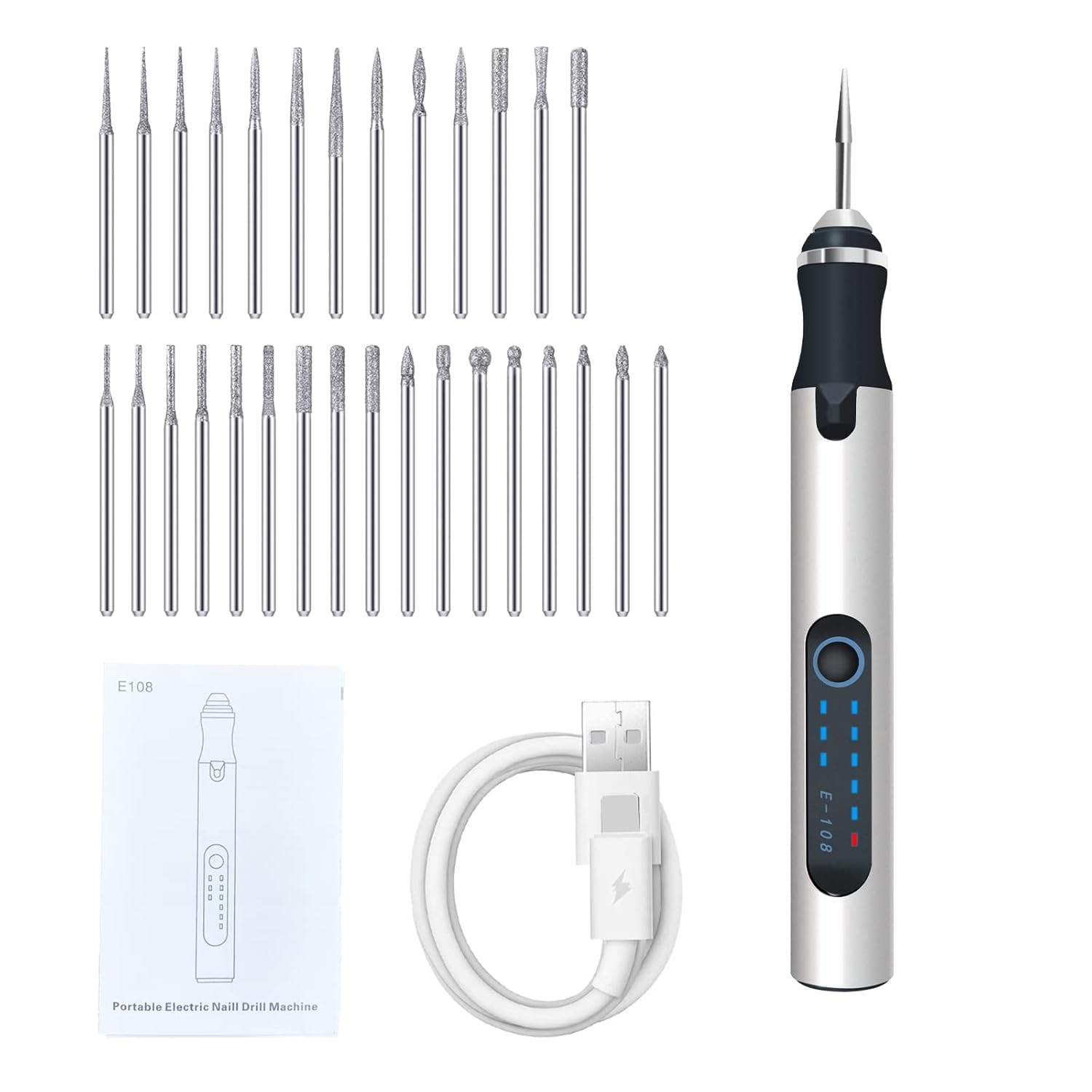 Engraver Tool for Metal Engraver Pen USB Rechargeable Engraving Machine