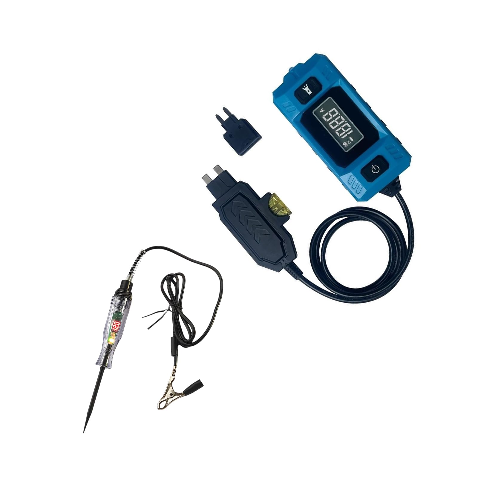 Zxfdsfdbnm Black Electric Pen Portable Digital Pen For Automotive Testing And Truck Maintenance Car Truck Voltages Circuit Tester With Diagnostic Probe Tests Cars Leakage Fault Tool Automotive Fuses Current Testing Tool Leakage