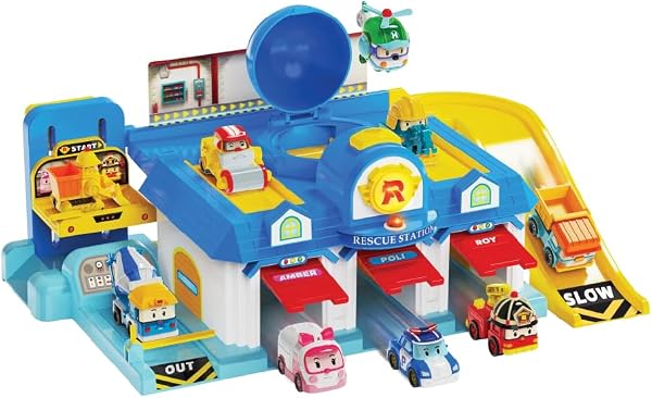 Robocar Poli Robocar Transformable Héli l'hélicoptère Réplique officielle Se transforme Robot ou en Voiture super rapidement 10 cm Jouet Maternelle, 54207, Multicolore, 6 l x 5,5 L x 10 H - 4
