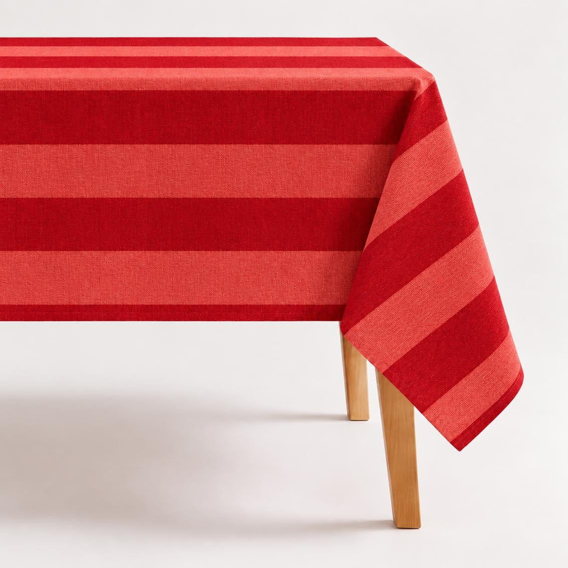 Talking Tables Red Stripe Cotton Extra Large Tablecloth - 160cm
