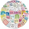 Calcomanías motivacionales, calcomanías inspiradoras, Kawaii para adultos, calcomanías de vinilo impermeables para laptop, teléfono, guitarra, botellas de agua, equipaje, 50 unidades