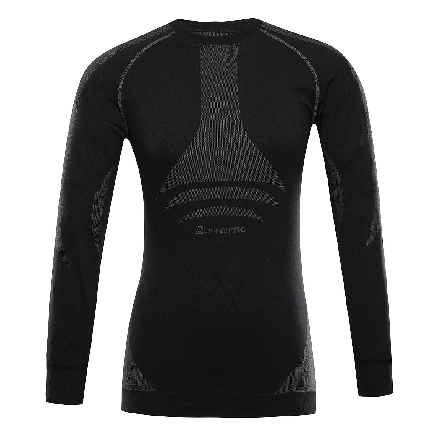 Alpine Pro, maglietta termica da donna, traspirante, calda e ad asciugatura rapida, con carbone attivo di bambù, a maniche lunghe, per inverno e attività all'aperto, ambosa