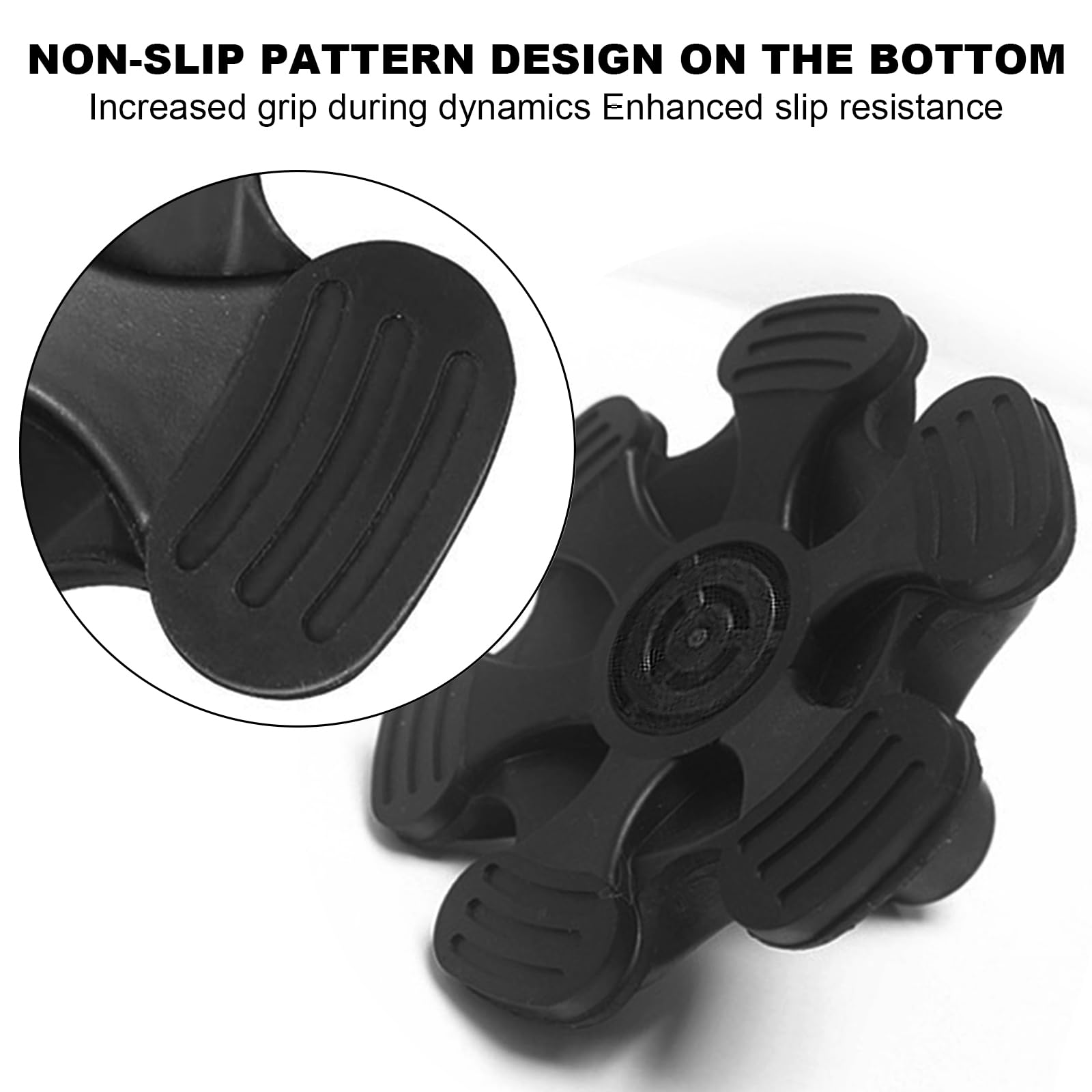 2 PCS 22mm/0.86inch Walking Stick Rubber Tips, Non-Slip Replacement Ends For Canes, Crutches