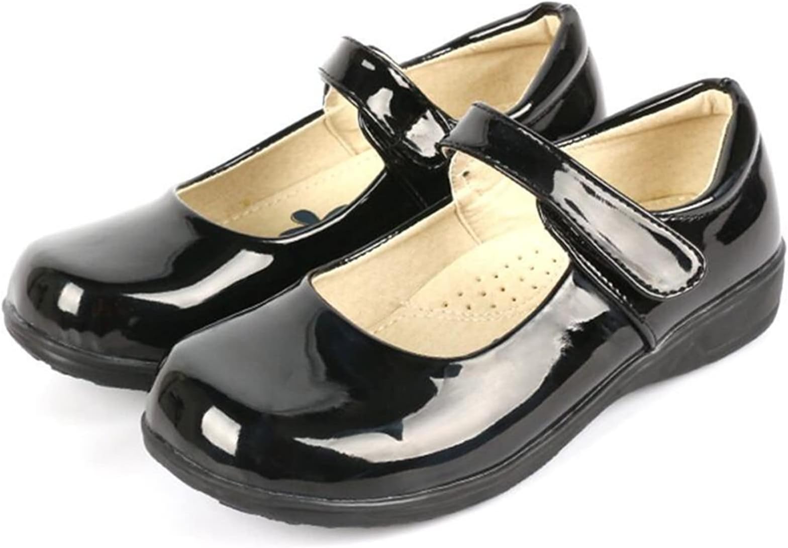 Girl's Strap School Uniform Dress Shoe Mary Jane Flat (Toddler/Little Kid/Big Kid)