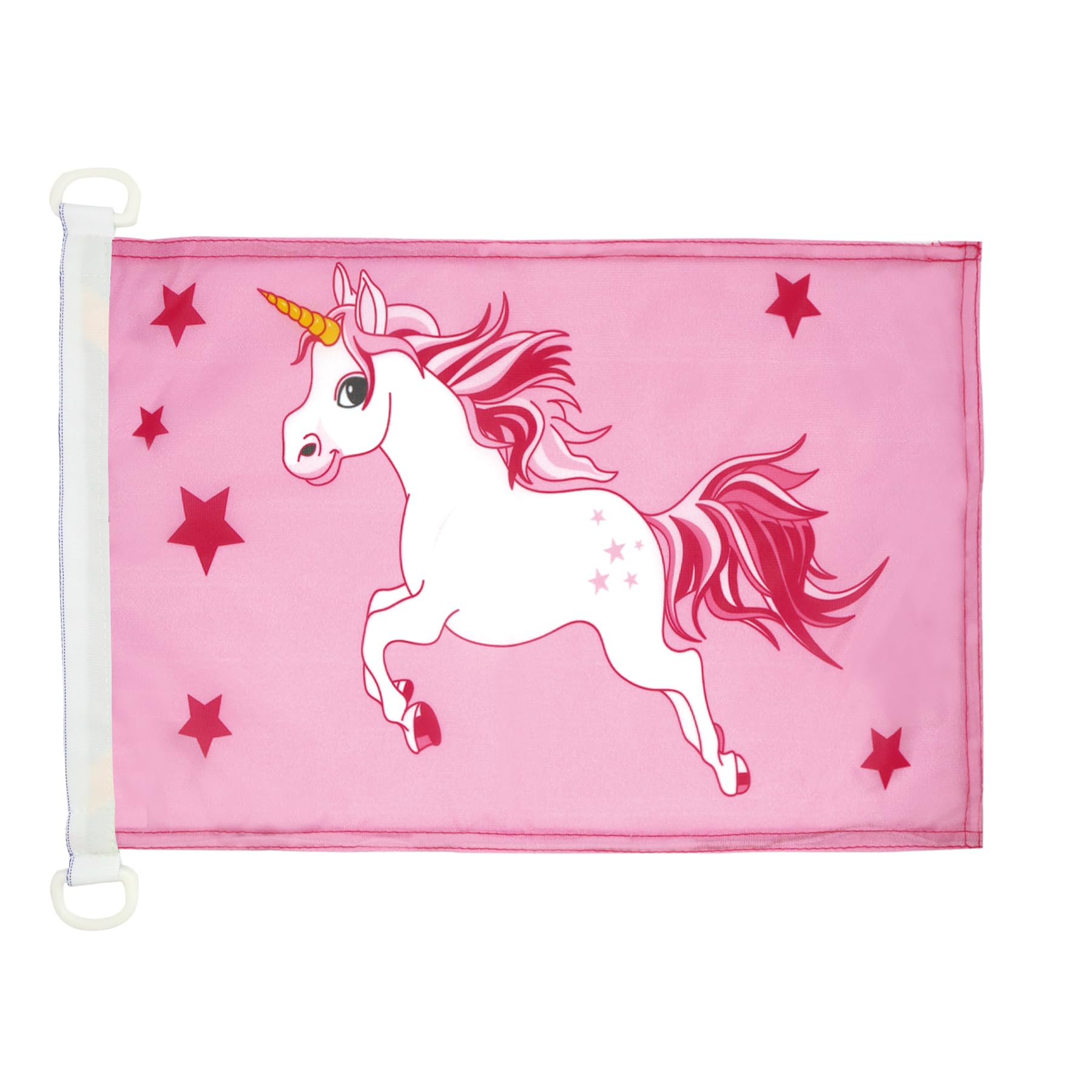 AZ FLAG Pink Unicorn Nautical Flag 18'' x 12'', Unicorn flags 30 x 45 cm, Banner 12x18 in for boat