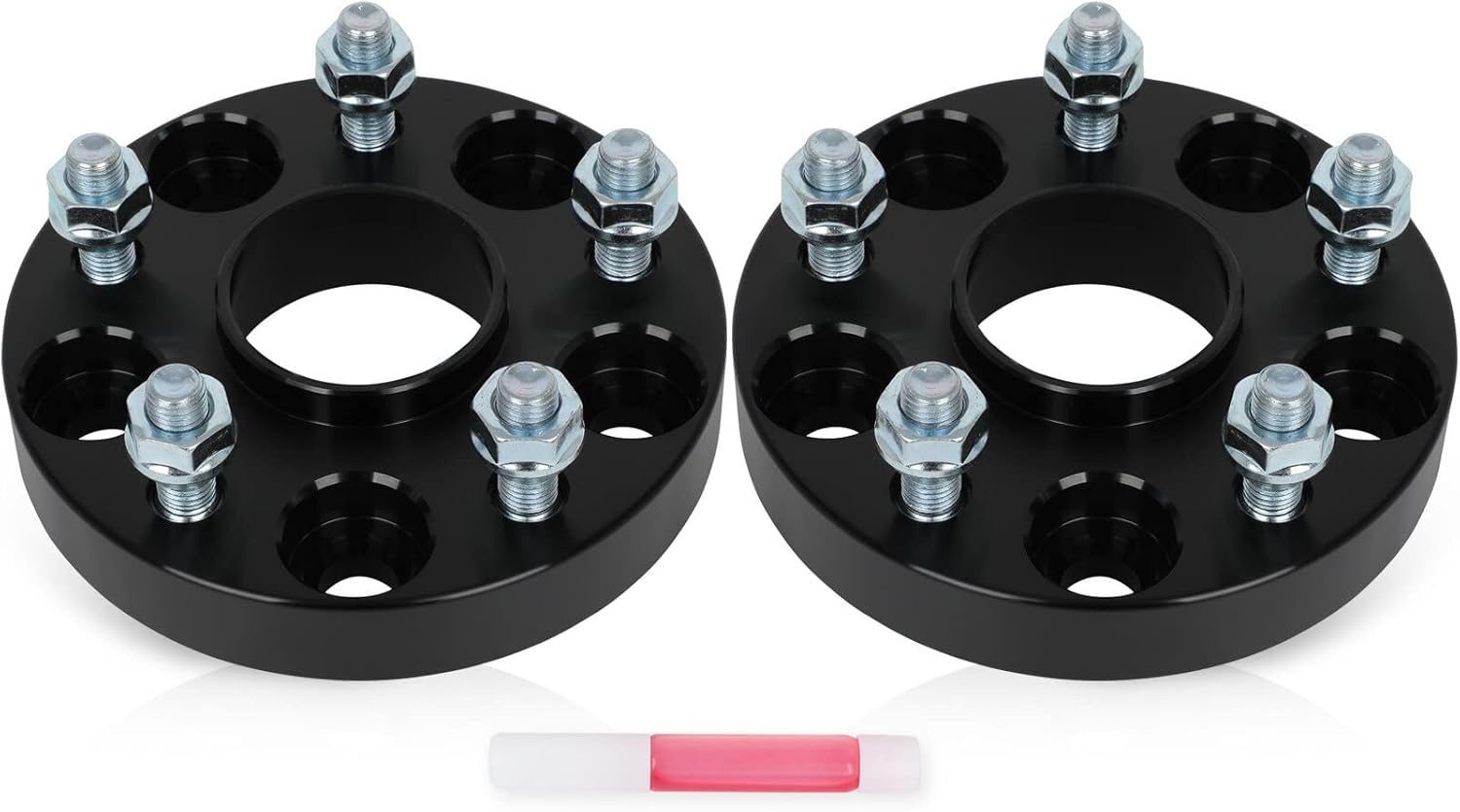 ROADFAR 1 inch Wheel Spacers 5x4.5 2Pcs 5 Lug Wheel Spacers Adapters Hub Bore 60.1mm Thread Pitch 12x1.5 Fit for Lexus ES250 ES300 ES300h ES330 ES350 GS F GS300 GS350 GS400 GS450h