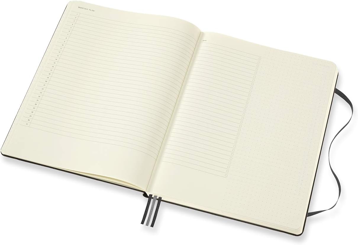 Moleskine PRO 2013 Project Planner, Hard Cover, XL (7.5" x 9.5") Black, 288 Pages